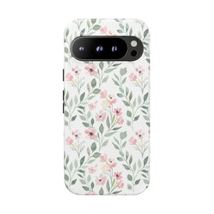Phone Case - Floral Vine Tough - Pink Botanical Protection - Dipaliz Google Pixel 9 Pro / Matte