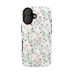 Phone Case - Floral Vine Tough - Pink Botanical Protection - Dipaliz Iphone 17 / Glossy
