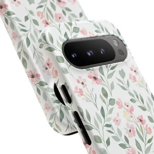 Phone Case - Floral Vine Tough - Pink Botanical Protection - Dipaliz