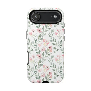 Phone Case - Floral Vine Tough - Pink Botanical Protection - Dipaliz Iphone 17 Air / Glossy
