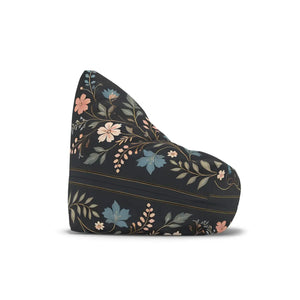 Bean Bag Chair – Stunning Floral Vines - Dipaliz - Slipcovers