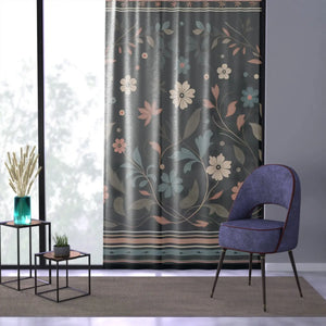 Mesmerizing Floral Vines – Semi-sheer Fabric - Dipaliz - Curtains