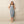 Floral Vines Midi Dress – Bluish Grey Chiffon - Dipaliz - Dresses - Xs