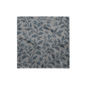 Greyish Blue All-over Print Bandana - Floral Vines - Dipaliz - Bandanas & Headties