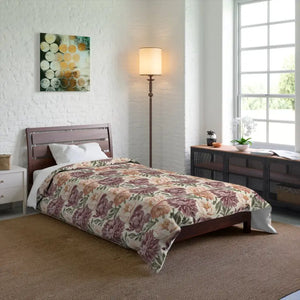 Floral Vintage Comforter English Cottage Style - Dipaliz - Quilts & Comforters