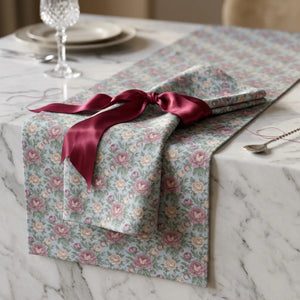Floral Vintage Cotton Towel – Rose Beach - Dipaliz - Towels