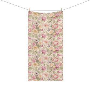 Vintage Rose Bath Towel – Soft Cotton - Dipaliz - Towels