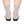 Floral Vintage Rose Mid-length Socks, Pastel Garden Pattern