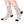 Floral Vintage Rose Mid-length Socks, Pastel Garden Pattern