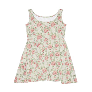 Floral Vintage Rose Skater Dress Garden Party Dipaliz - Dresses
