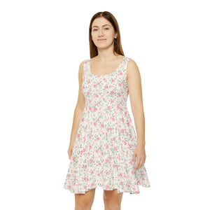 Floral Vintage Skater Dress – Breezy Casual - Dipaliz - Dresses - s