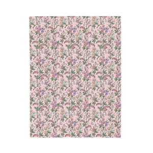Floral Vintage Velveteen Plush Blanket - Dipaliz - Blankets