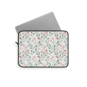 Laptop Sleeve - Floral Vintage Vines - Pink Watercolor - Dipaliz 12’’