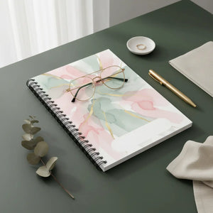 Floral Watercolor Spiral Notebook – 6x8 Journal - Dipaliz - Journals