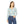 Floral Watercolor Long Sleeve – Cotton V-neck - Dipaliz - T-shirts