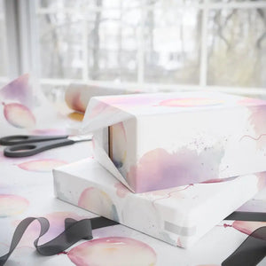 Watercolor Wrapping Paper Floral Romance Design Dipaliz