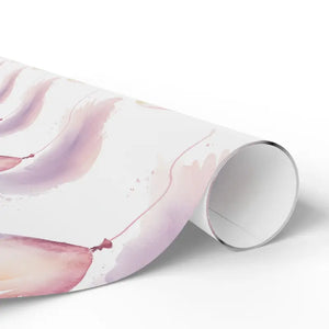 Watercolor Wrapping Paper Floral Romance Design Dipaliz