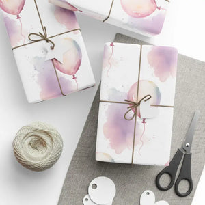 Watercolor Wrapping Paper Floral Romance Design Dipaliz