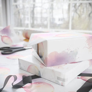 Watercolor Wrapping Paper Floral Romance Design Dipaliz