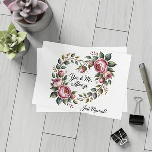Floral Wedding Postcard Bundle - Vibrant Colorful Cards - Dipaliz - Greeting