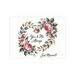 Floral Wedding Postcard Bundle - Vibrant Colorful Cards - Dipaliz - 6.25’’ x 4.6’’ (horizontal) / Coated (both Sides)