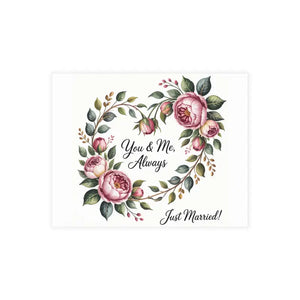 Floral Wedding Postcard Bundle - Vibrant Colorful Cards - Dipaliz - 5.5’’ x 4.25’’ (horizontal) / Coated (both Sides)