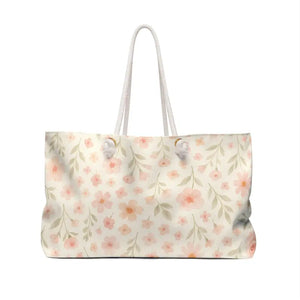 Premium Floral Weekender Tote - Lightweight Garden Style - Dipaliz - 24’’ × 13’’ - Bags