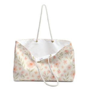 Premium Floral Weekender - Weekend Getaway Essential - Dipaliz - Luggage & Bags