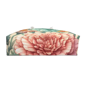 Vibrant Floral Weekender Tote Bag Durable Fabric - Dipaliz - 24’’ × 13’’ - Bags