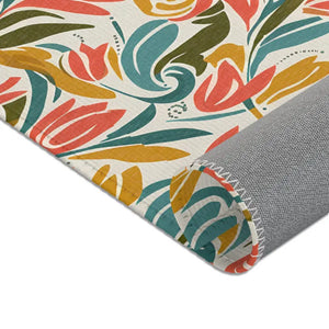 Whimsy Area Rug - Retro Floral Charm and Artistic Flair - Dipaliz - Home Decor