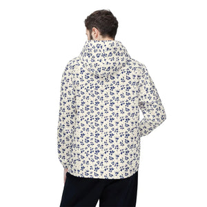 Blue Ditsy Flower Windbreaker - Bloom Print - Dipaliz - Windbreakers
