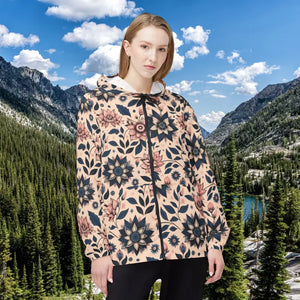Floral Windbreaker Jacket - Bold Rainy Day Style - Dipaliz - Xs - Windbreakers