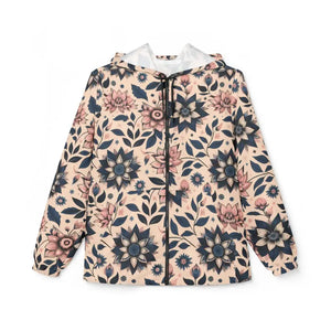 Floral Windbreaker Jacket - Bold Rainy Day Style - Dipaliz - Windbreakers