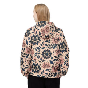 Floral Windbreaker Jacket - Bold Rainy Day Style - Dipaliz - Windbreakers
