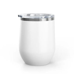 Floral Wine Tumbler 12oz Stainless Steel Party Gift - Dipaliz - Tumblers
