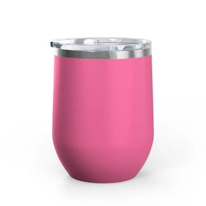 Floral Wine Tumbler 12oz Stainless Steel Party Gift - Dipaliz - Tumblers