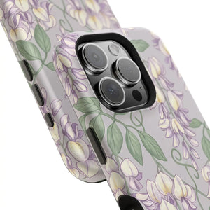 Floral Wisteria Magnetic Impact-resistant Phone Case - Mobile Cases