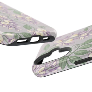 Floral Wisteria Magnetic Impact-resistant Phone Case - Mobile Cases