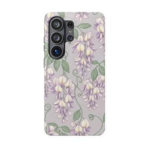 Floral Wisteria Magnetic Impact-resistant Phone Case - Mobile Cases