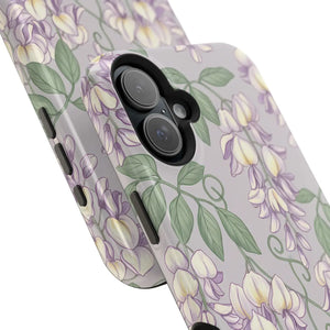 Floral Wisteria Magnetic Impact-resistant Phone Case - Mobile Cases