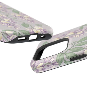 Floral Wisteria Magnetic Impact-resistant Phone Case - Mobile Cases
