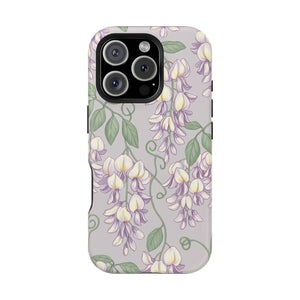 Floral Wisteria Magnetic Impact-resistant Phone Case - Mobile Cases