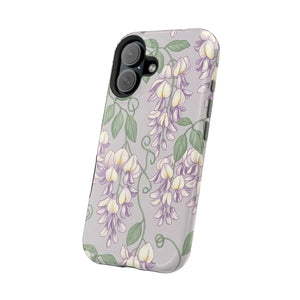 Floral Wisteria Magnetic Impact-resistant Phone Case - Mobile Cases