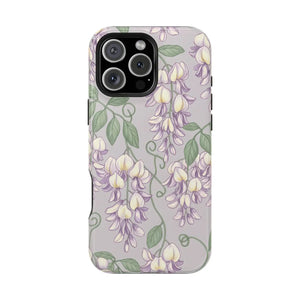 Floral Wisteria Magnetic Impact-resistant Phone Case - Mobile Cases