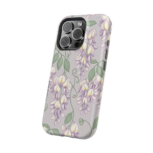 Floral Wisteria Magnetic Impact-resistant Phone Case - Mobile Cases