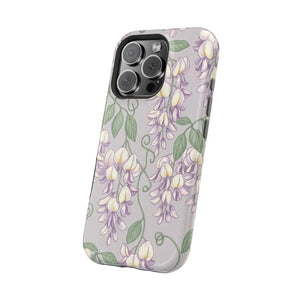 Floral Wisteria Magnetic Impact-resistant Phone Case - Mobile Cases