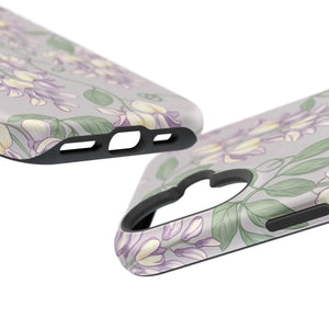 Floral Wisteria Magnetic Impact-resistant Phone Case - Mobile Cases