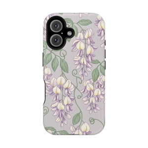 Floral Wisteria Magnetic Impact-resistant Phone Case - Mobile Cases