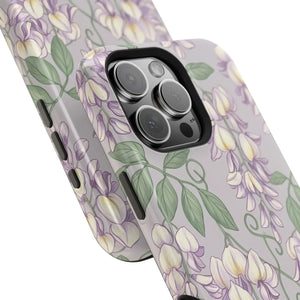 Floral Wisteria Magnetic Impact-resistant Phone Case - Mobile Cases