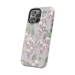 Floral Wisteria Magnetic Impact-resistant Phone Case - Mobile Cases
